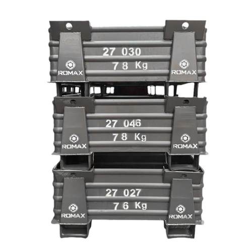 嘉兴金属波纹周转箱经济款工业堆垛车间铁屑仓储物流不锈钢废料箱