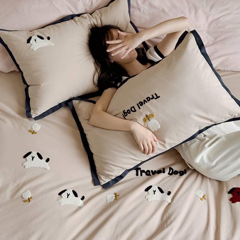 适新款ap2XEwYf4S亲肤季舒四季全棉0水洗棉四件套系列—来福士四