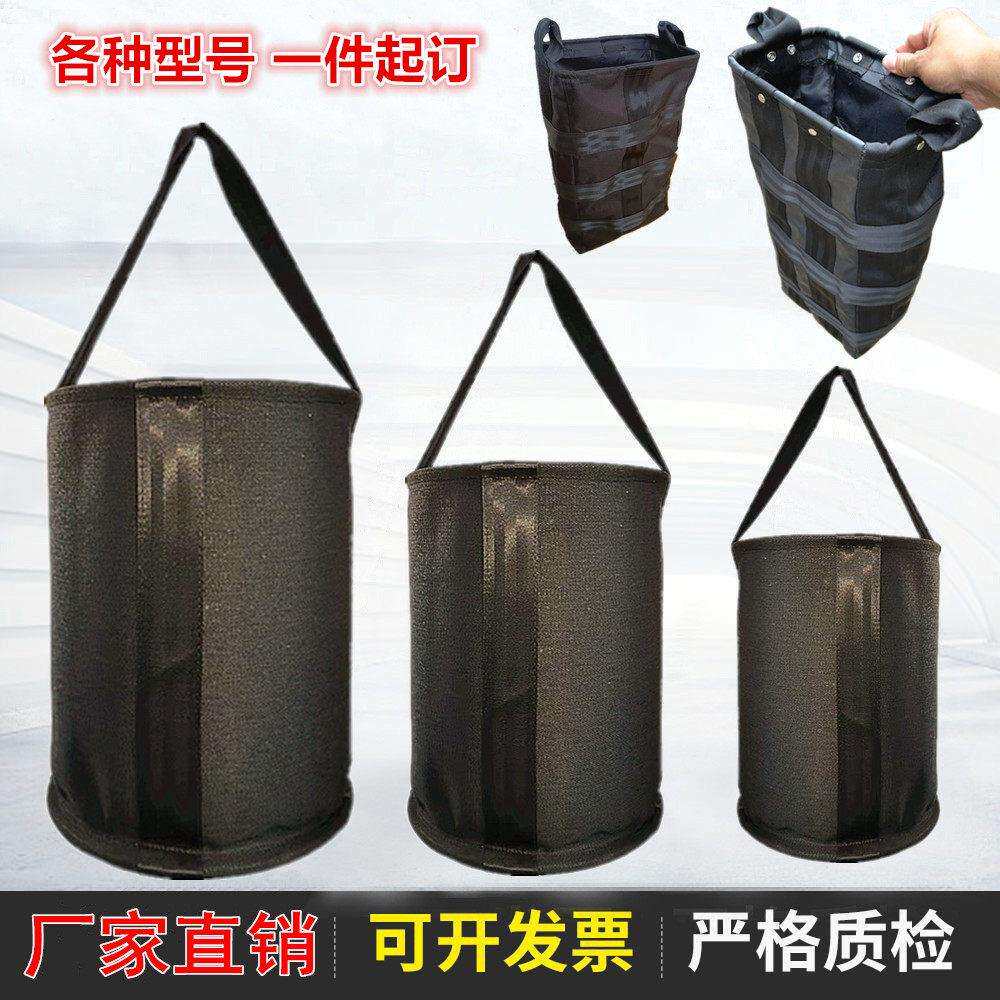 电动吊车舞台吊炼手拉吊车炼条兜收纳袋帆布袋子方形圆形黑色定制