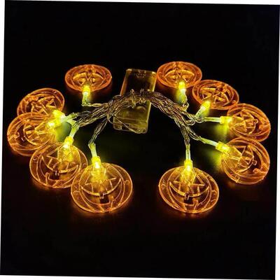 150cm 10LED Halloween LED String Lights Portable Pumpkin Gho
