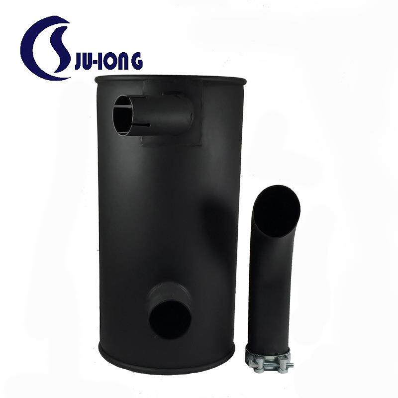 厂家SK60-3/5消声器挖掘机消音器挖掘机配件挖掘机排气管烟通