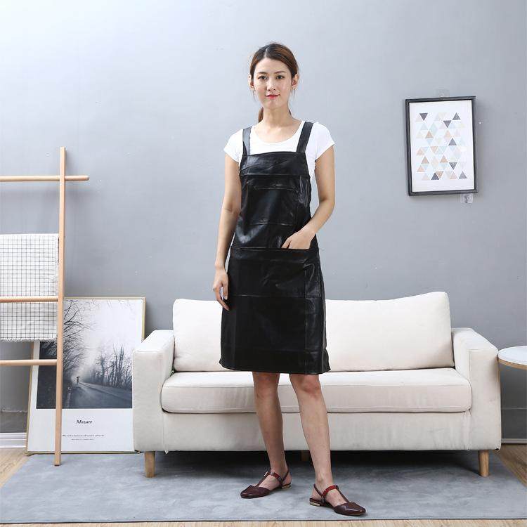 新款加厚皮围裙超强防水防油软皮厨房家用女士餐饮专用不掉皮围腰,家庭/个人清洁工具,围裙套装,淘宝优惠券,粉丝福利购,淘宝优惠卷