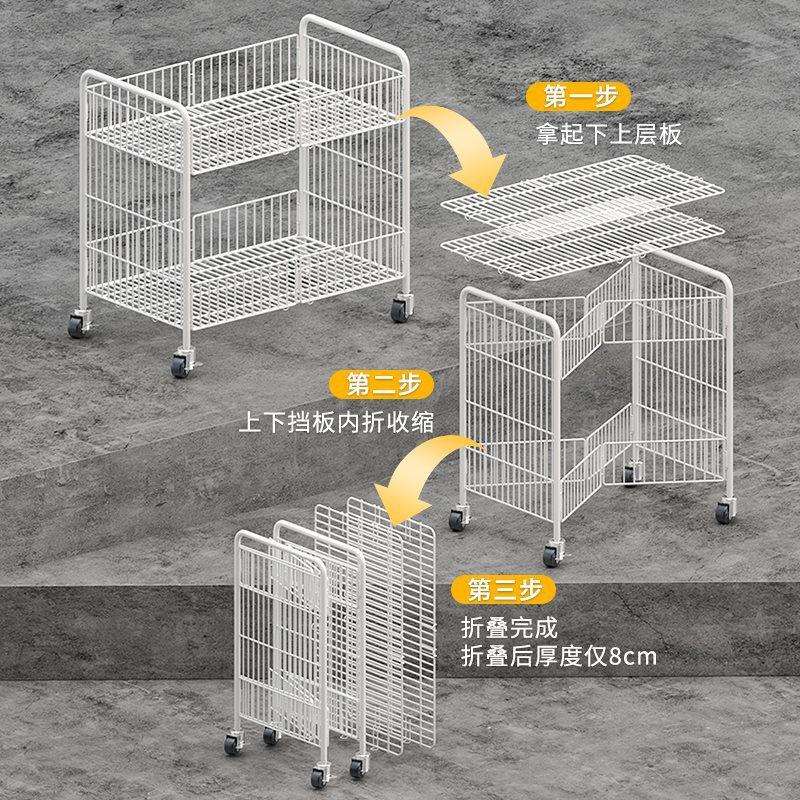 摆摊车小集推车市车手拉折位叠小推车便携冰粉摊架秒收手推车搬运
