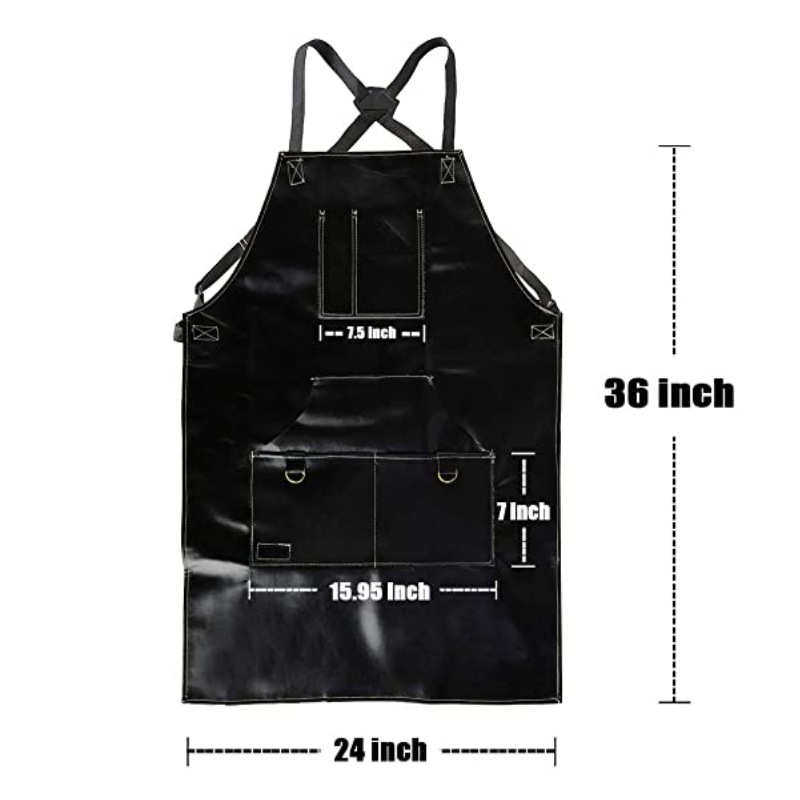 外贸PU围裙防水防油理发师电工木工工作服欧美风定制logo围裙批发,家庭/个人清洁工具,围裙套装,淘宝优惠券,粉丝福利购,淘宝优惠卷