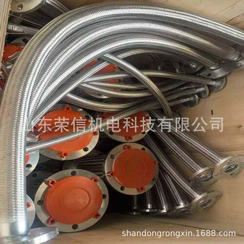 CCS认证金属软管组件 机油泵出口不锈钢金属软管