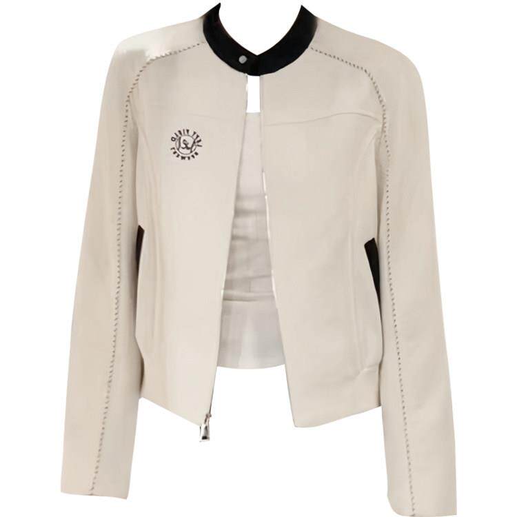 新品香港秋季新款辣妹刺绣棒球服外套女休闲百搭显瘦正肩夹克上衣