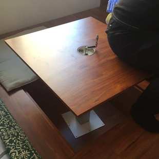 榻榻米升降机手动塌塌米踏踏米升降桌地台日式升降台手摇升降器