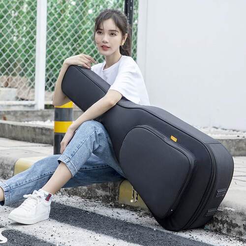 40/41Inch Acoustic Folk Guitar Bag Backpack Soft Case Cover1
