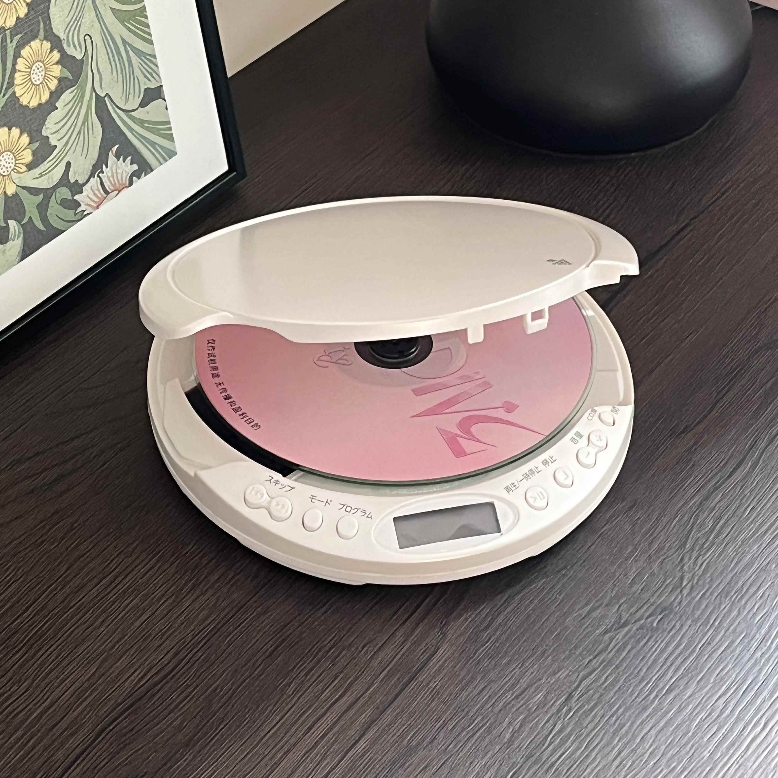 巴音盒全新正品仿古便携式CD机格式随身听播放机可放专辑学习机