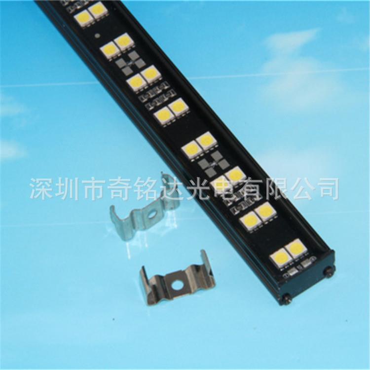 5050黑色外壳带开关房车LED硬灯条汽车室内照明LED铝合金暖光氛围