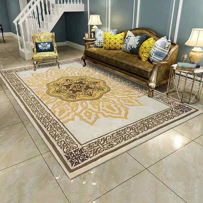 高档欧美式奢家华客厅茶几卧室床边纯手工羊毛纺满铺混定制用小式