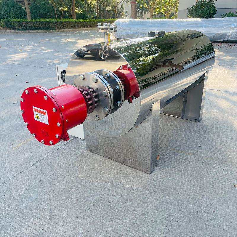 管道加热器卧式氮流动液体气体污水体循环不锈钢防爆管道式加热器