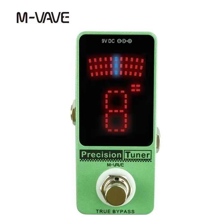 M-VAVE大屏调音表单块效果器Tuner Polytune吉他贝斯司调音校音器