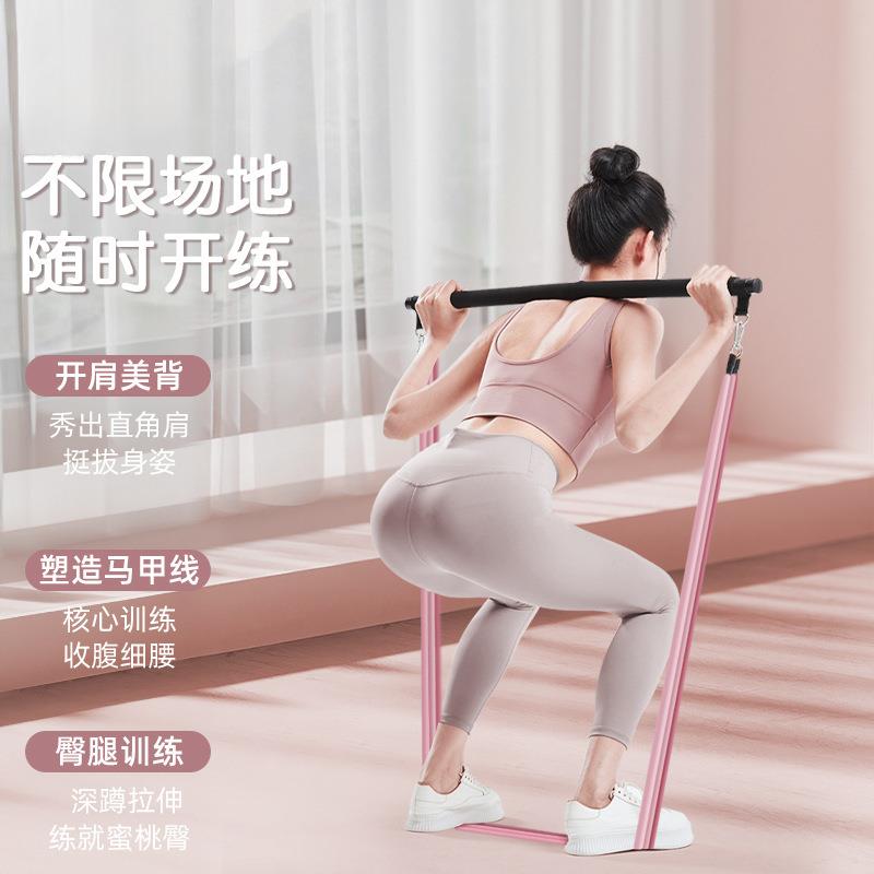 健身弹力带练臀翘臀臀部训练器材深蹲练腿拉力绳家用女拉力带