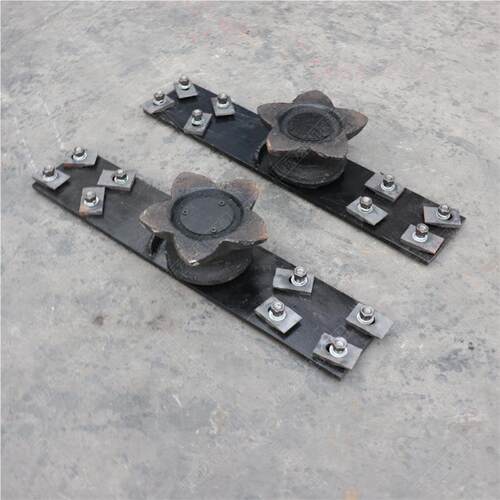 矿用钢五花轮600轨距实心五星铸向导轮重轨轮对900轨距型号齐全导