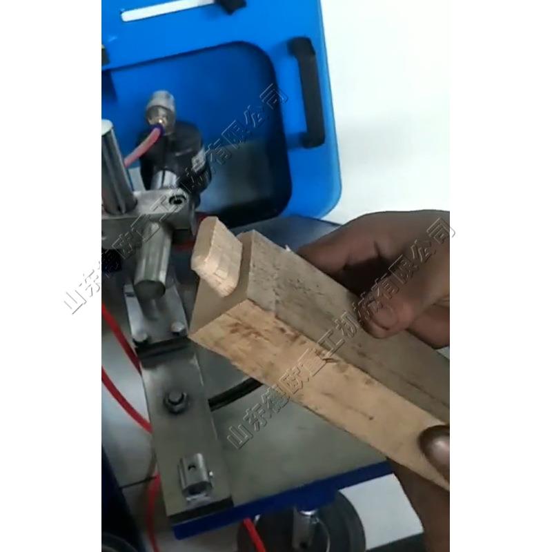 数控木工自动圆榫机 PLC控制木榫机 双工作台木材制榫机 易操作
