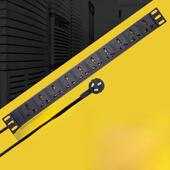 PDU机柜电源插座10位10A万用2500W家用16A金属铝壳无线排插接线板