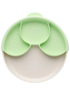 miniware宝宝食盘分隔盘辅分格吸盘式儿童餐具组套装餐健康大盘