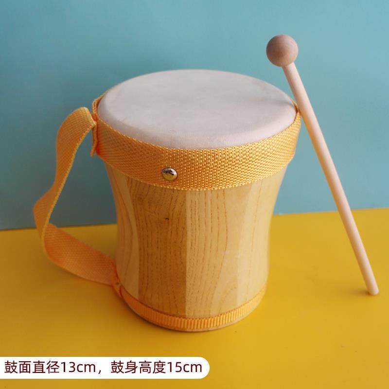 高档尔夫教儿具手提手敲鼓幼园老师用手鼓拍鼓打击乐鼓奥器儿童玩