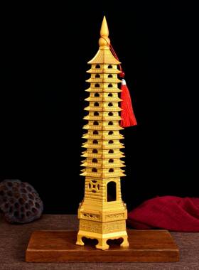 厂家文昌塔办公室客厅书房书桌黄铜文昌塔38CM文昌塔