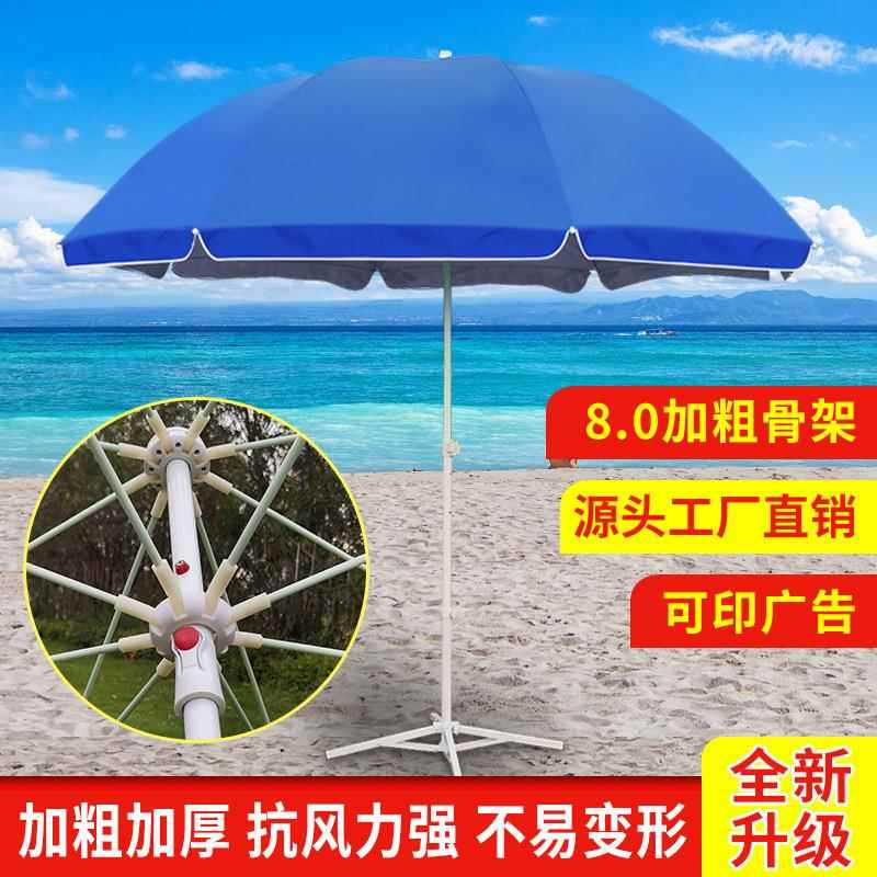 WI25遮阳雨伞户外摆摊大太LME阳骨伞超大号纤维圆伞地推广告伞伞