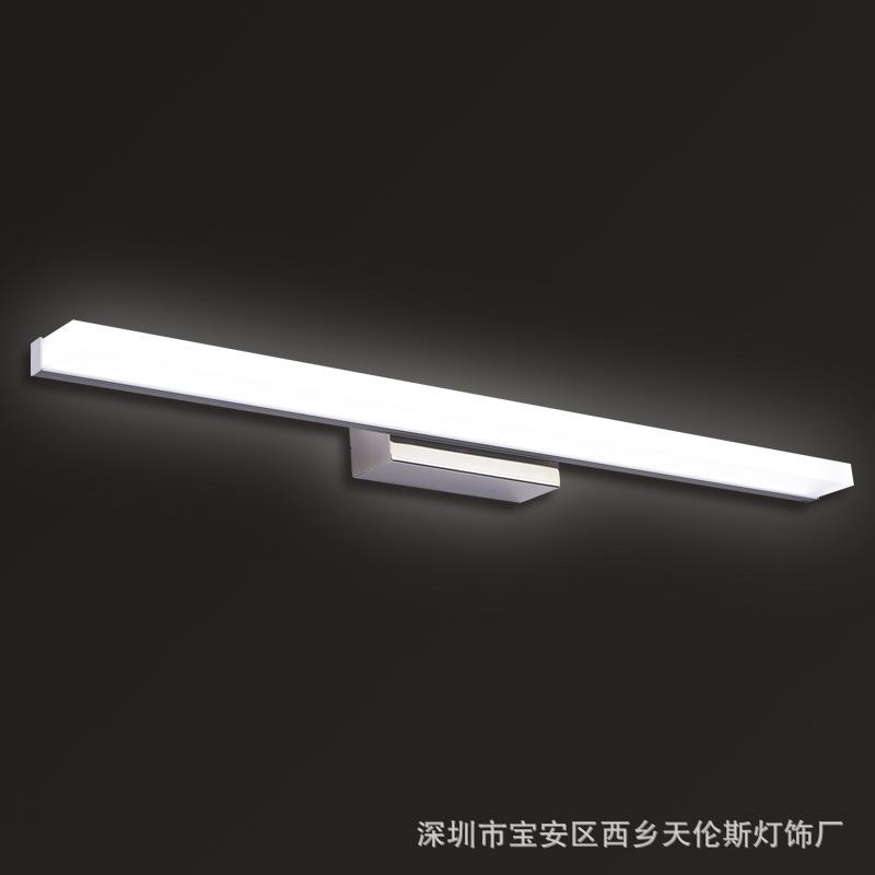 镜灯化妆灯卫浴生间不锈钢简约室前灯led亚克铝材镜无品牌/灯梳力