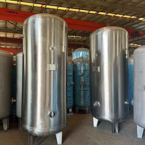 不锈钢304防腐压力储气罐立式/卧式0.6m³高压空气氮气稳压罐