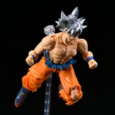 Anime 28 style Dragon Ball White Haired Son Goku Action Figu