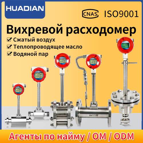 管道涡街流量计工业液体流量控制器测蒸汽DN250DN100蒸汽流量计