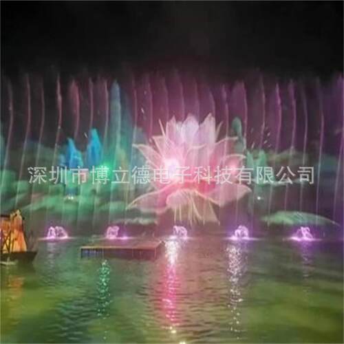 工程加工程控喷泉水景喷泉工程喷泉彩色室外水幕激光电影大型喷泉