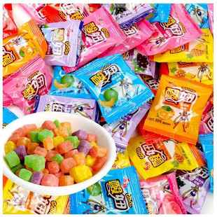 酸妞水果味软糖8090後怀旧零食童年回忆酸溜溜小卖部小时候的记忆
