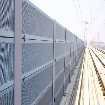 高架桥隔音声屏障高速公路隔音板降噪音隔音屏金属百叶窗屏障厂家