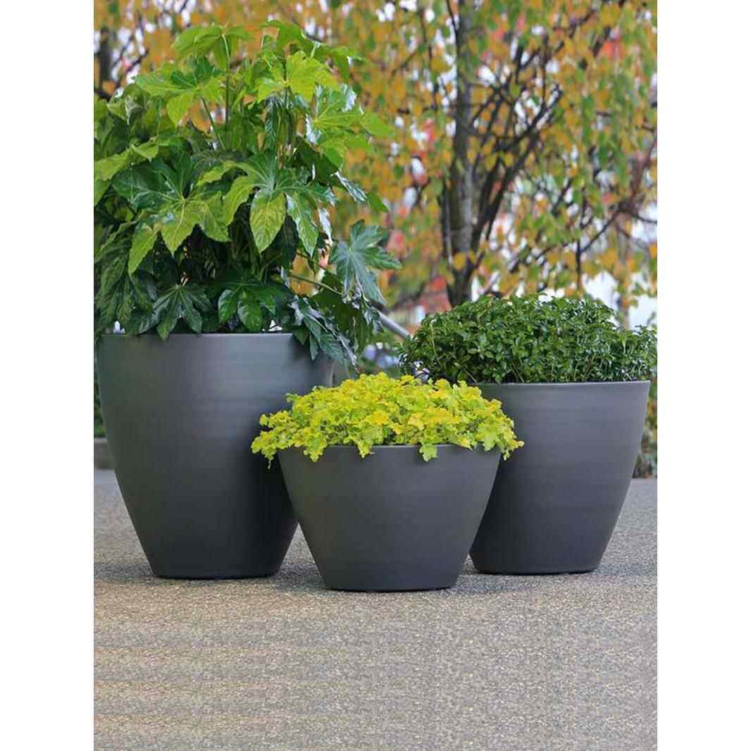 玻璃钢花盆茶几组合成品花池花钵简约圆形种树池带轮方形花箱定制