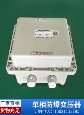 矿用单相防爆行灯照明电源变压器可调220V变36V24V现货隔爆变压器