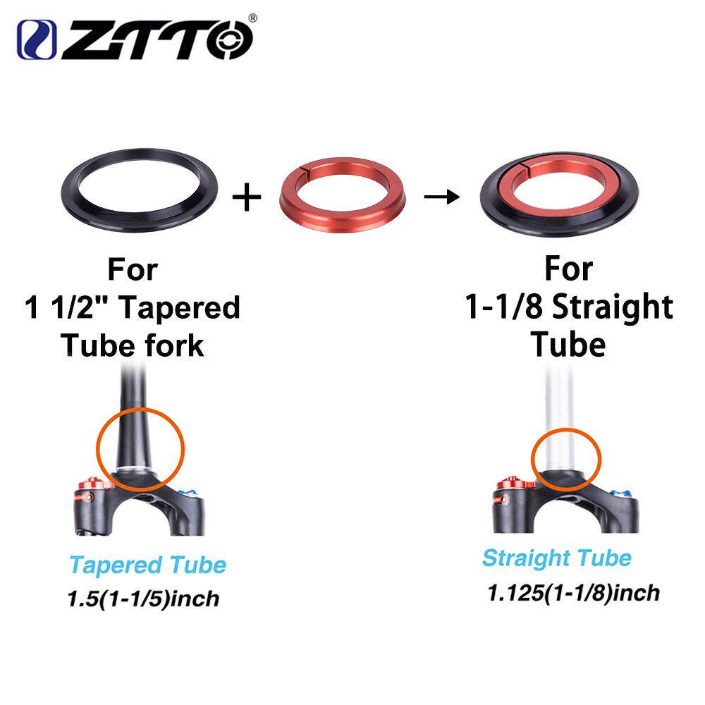 ZTTO自行车内置碗组44mm 56mm密封轴承锥直两用锥形碗组培林轴承