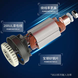 KEN 锐奇大功率角磨机9810手磨机磨光打磨机切割抛光机电动角磨机