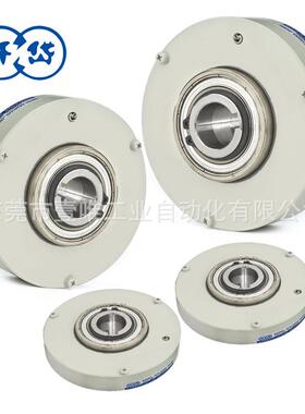 仟岱DC24V张力控制中空轴电磁刹车ZKX010AA封膜机用磁粉制动器