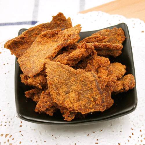 现货风干猪肉自然派猪肉干100g袋沙爹味风干猪肉干办公室小零食熟