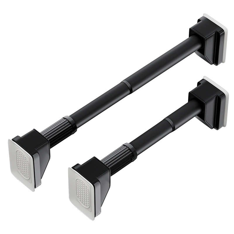 免打孔伸缩晾衣杆阳台固定式飘窗晾衣架窗帘杆衣柜卫生间墙上撑杆