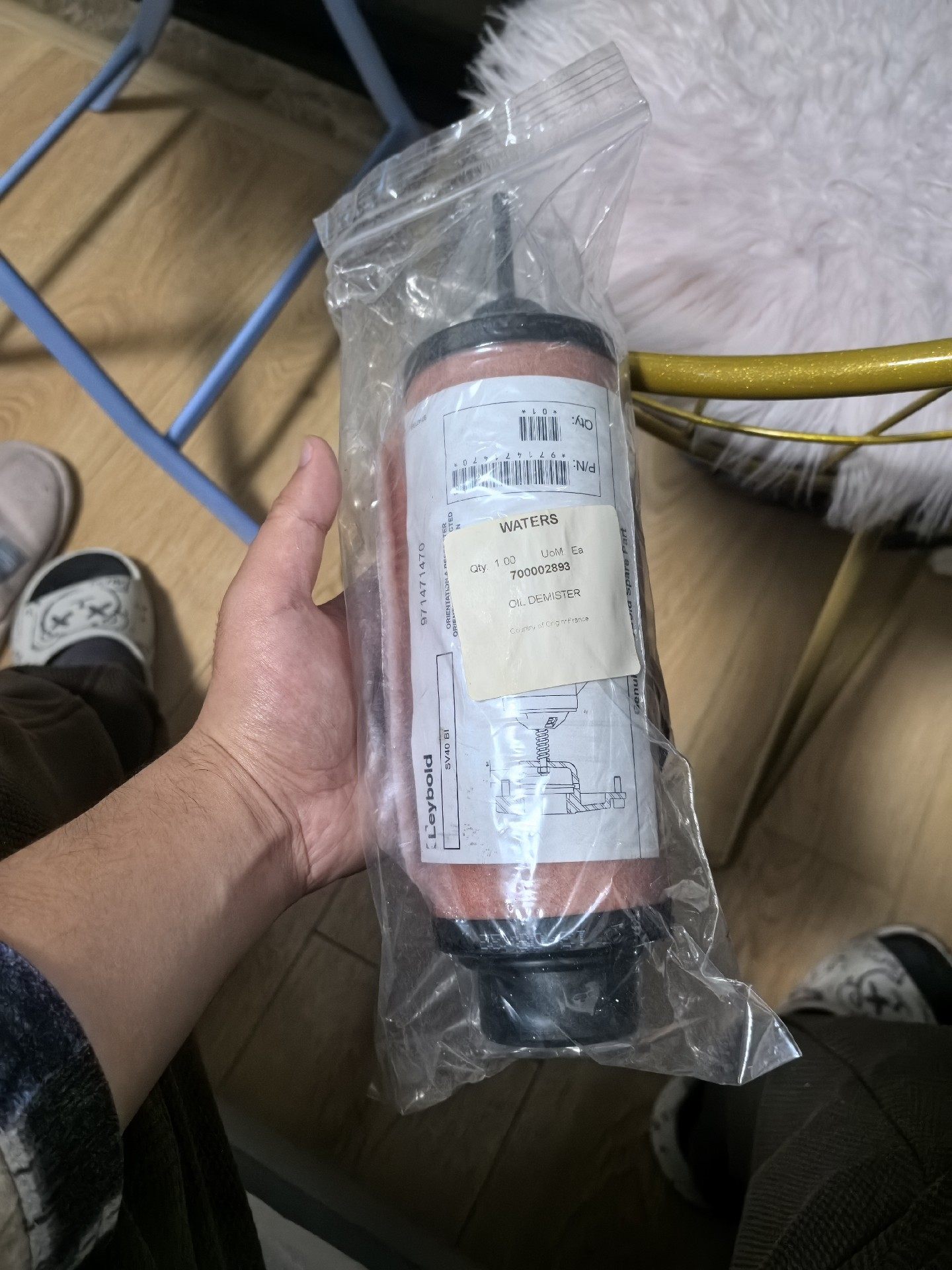 Waters 700002893 油滤，全新未拆封