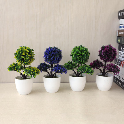仿真植物假花绿植室内外装饰塑料盆栽植物绿萝小盆景摆件花草植物