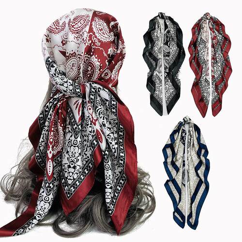 Simulated Silk Scarf Women
