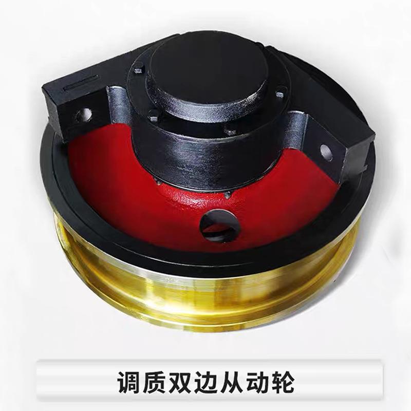 φ500*130成套车轮组起重机小车车轮龙门吊角箱轮子