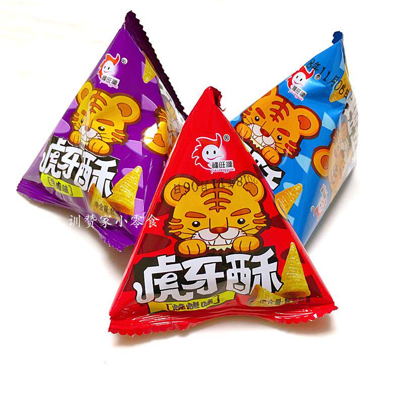 现货福旺源虎牙酥自助餐同款等位网红零食餐饮小吃尖角脆锅巴妙脆