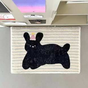 可爱INS风小猫小狗卧室地毯床边毯飘窗垫脚垫懒人沙发地垫宠物垫