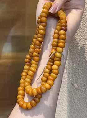 牛骨蒜瓣大肠珠10mm文玩手串散珠斜切珠隔珠手持配饰可盘玩