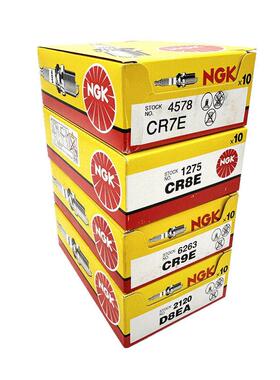 NGK火花塞 D8EA C7HSA BP6ES BP7HS CR9E大排量125踏板机车水泵
