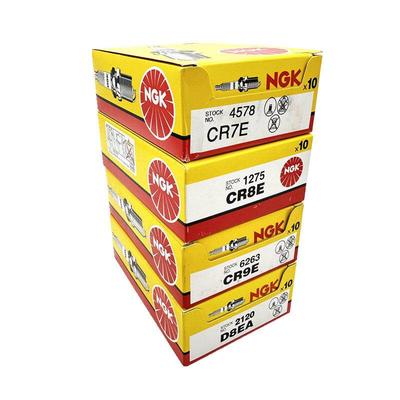 NGK火花塞 D8EA C7HSA BP6ES BP7HS CR9E大排量125踏板机车水泵