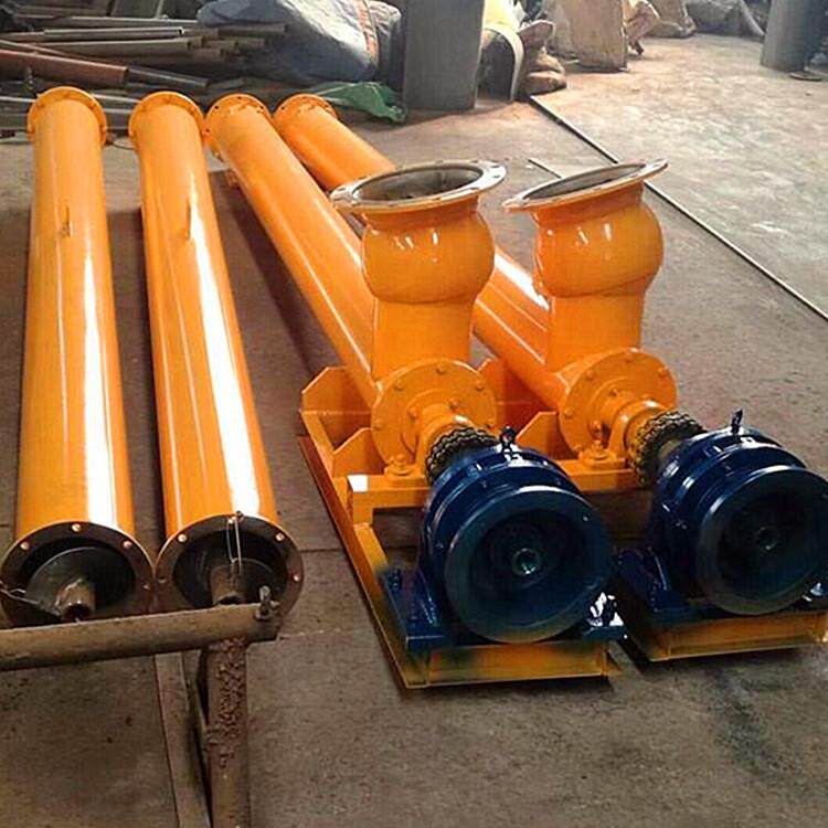 中州螺旋输送机蛟龙管式粉料料机无轴定量称重计量螺旋输送机