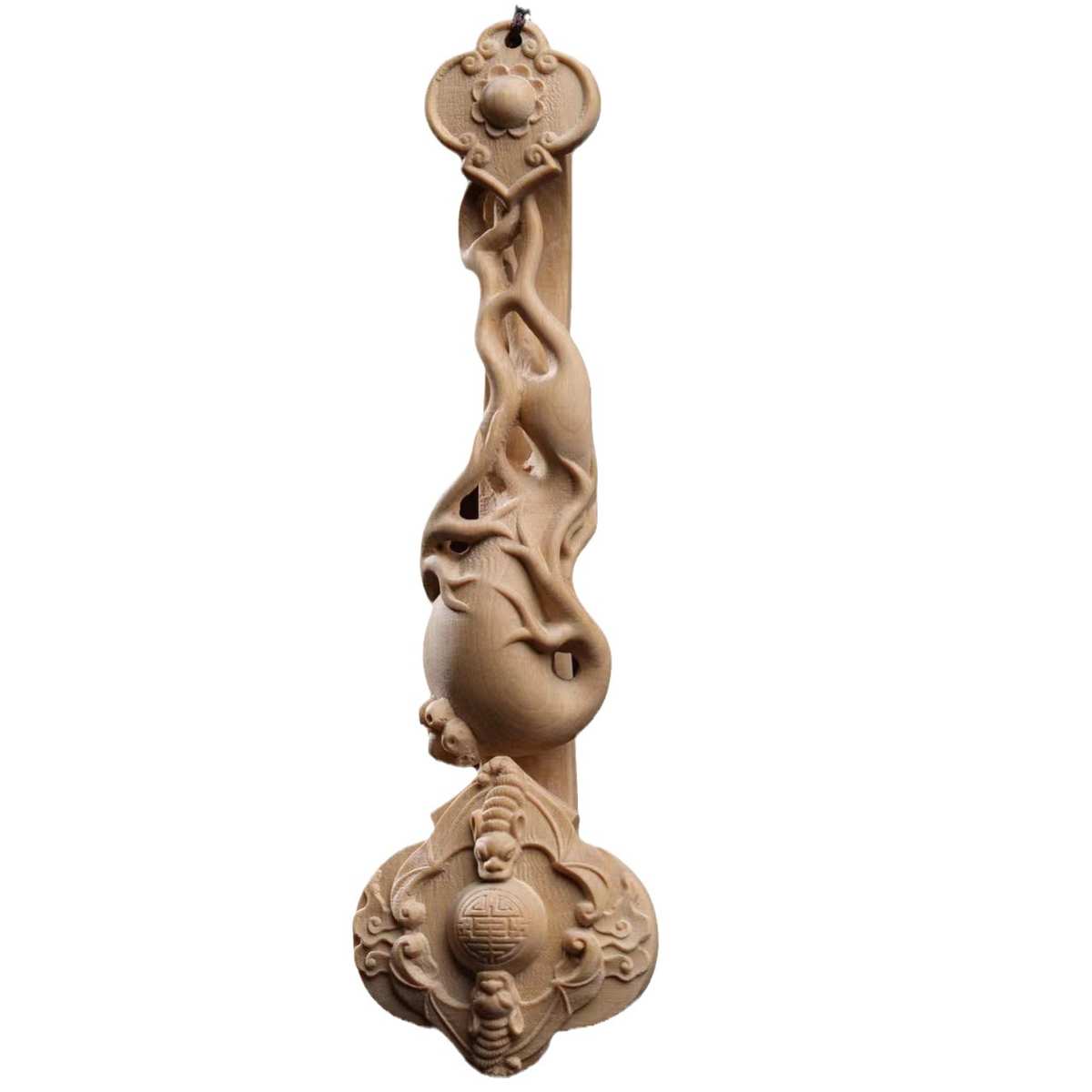 小叶黄杨木雕人生如意手把件实木根雕创意装饰摆件文玩家居